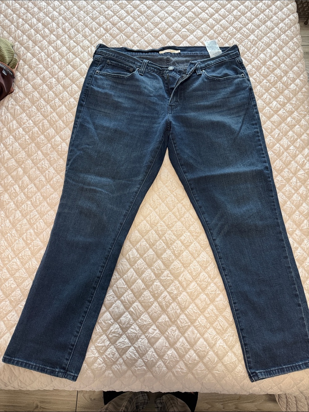 Dark Blue Women's Straight Leg Jeans